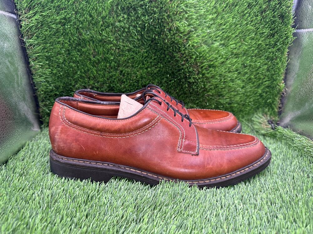 Allen Edmonds Wilbert Oxford Dress Shoes Men's 10.5D Brown Leather Formal Career